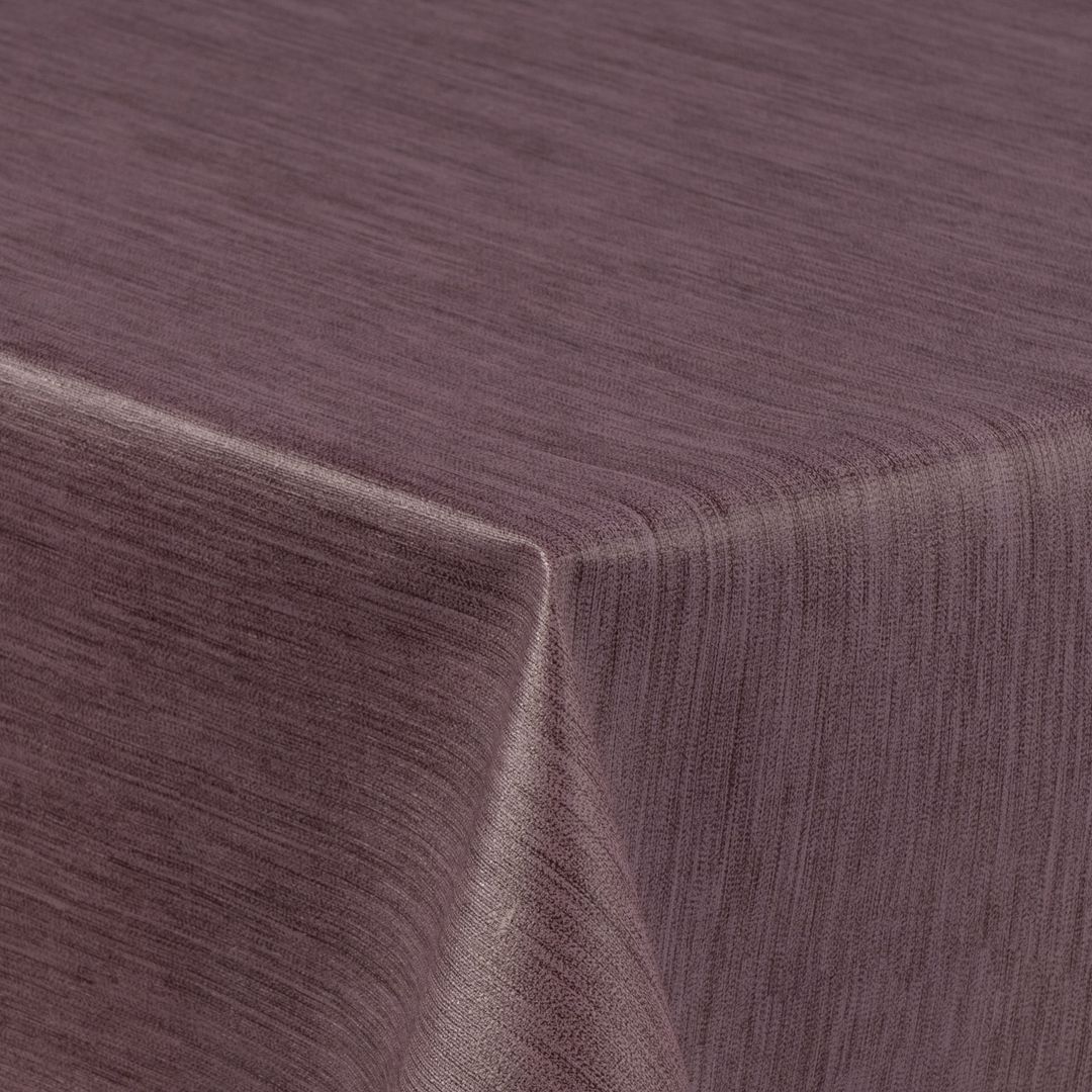 Wachstuch-Tischdecken Violett Leinenoptik rechteckig