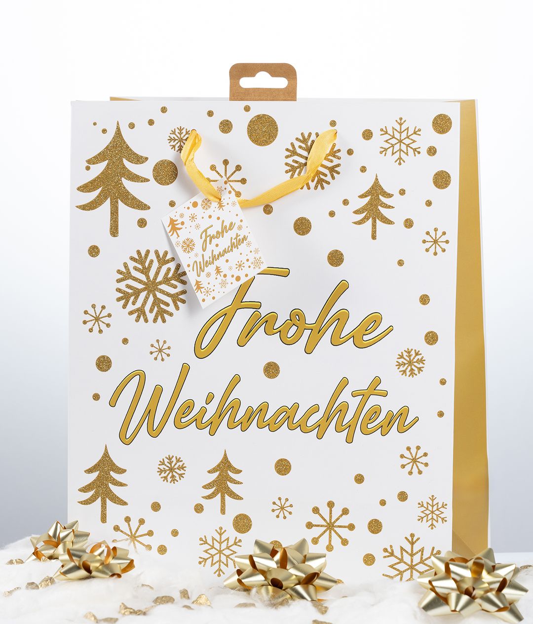 Laro Premium Geschenktaschen Geschenktüten Weihnachten 10/20/40/100stk Large