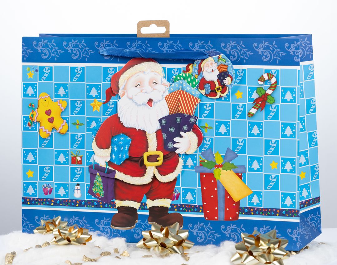 Laro Premium Geschenktaschen Geschenktüten Weihnachten 10/20/40/100stk Quer