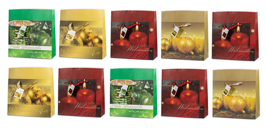 Laro Premium Geschenktaschen Geschenktüten Weihnachten 10/20/40/100stk Large