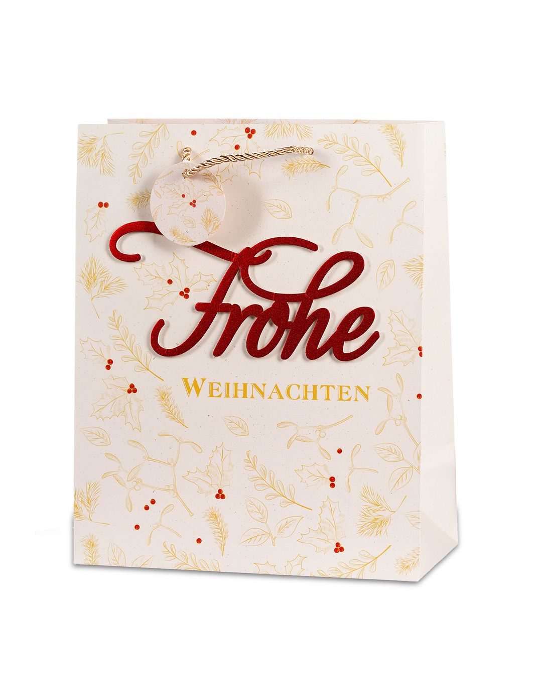 Laro Premium Geschenktaschen Geschenktüten Weihnachten 10/20/40/100stk Medium