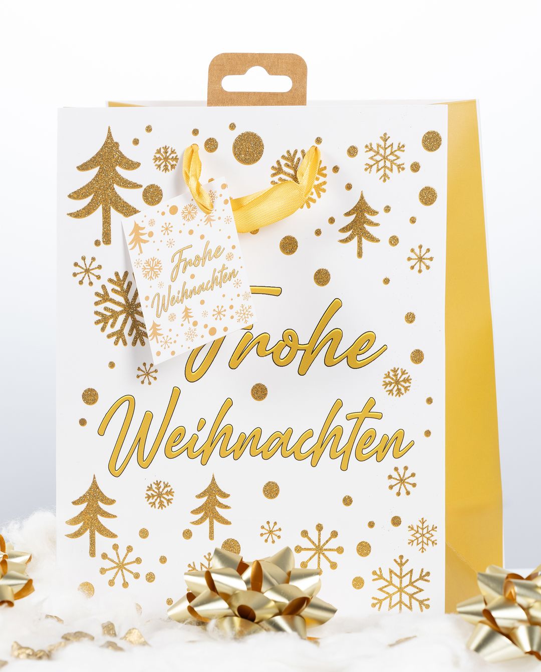 Laro Premium Geschenktaschen Geschenktüten Weihnachten 10/20/40/100stk Medium