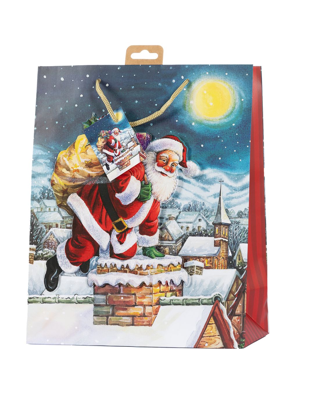 Laro Premium Geschenktaschen Geschenktüten Weihnachten 10/20/40/100stk Large