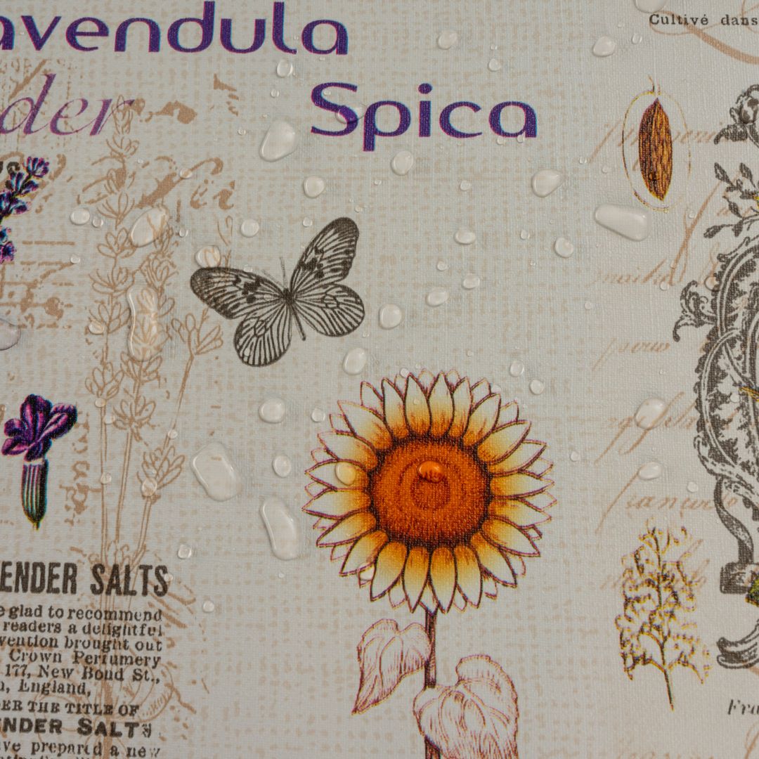 Wachstuch-Tischdecken Lavendel Sonnenblumen Provence rechteckig